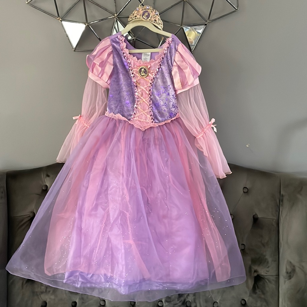 Tangled Official Costume W Crown Disney Store Tangled Official Costume W Crown Disney Store